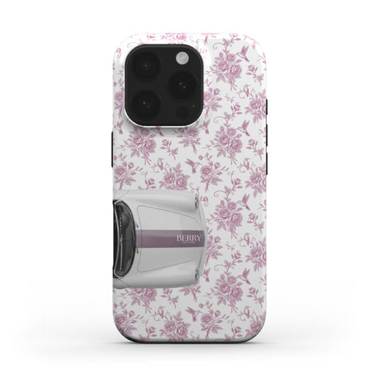 Custodia per iPhone con motivo di rose colore: rosa antico – Cabriolet dreams