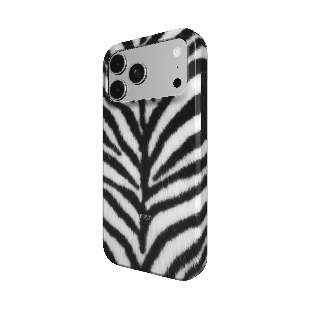iPhone case with decorative design – Zebra Fur