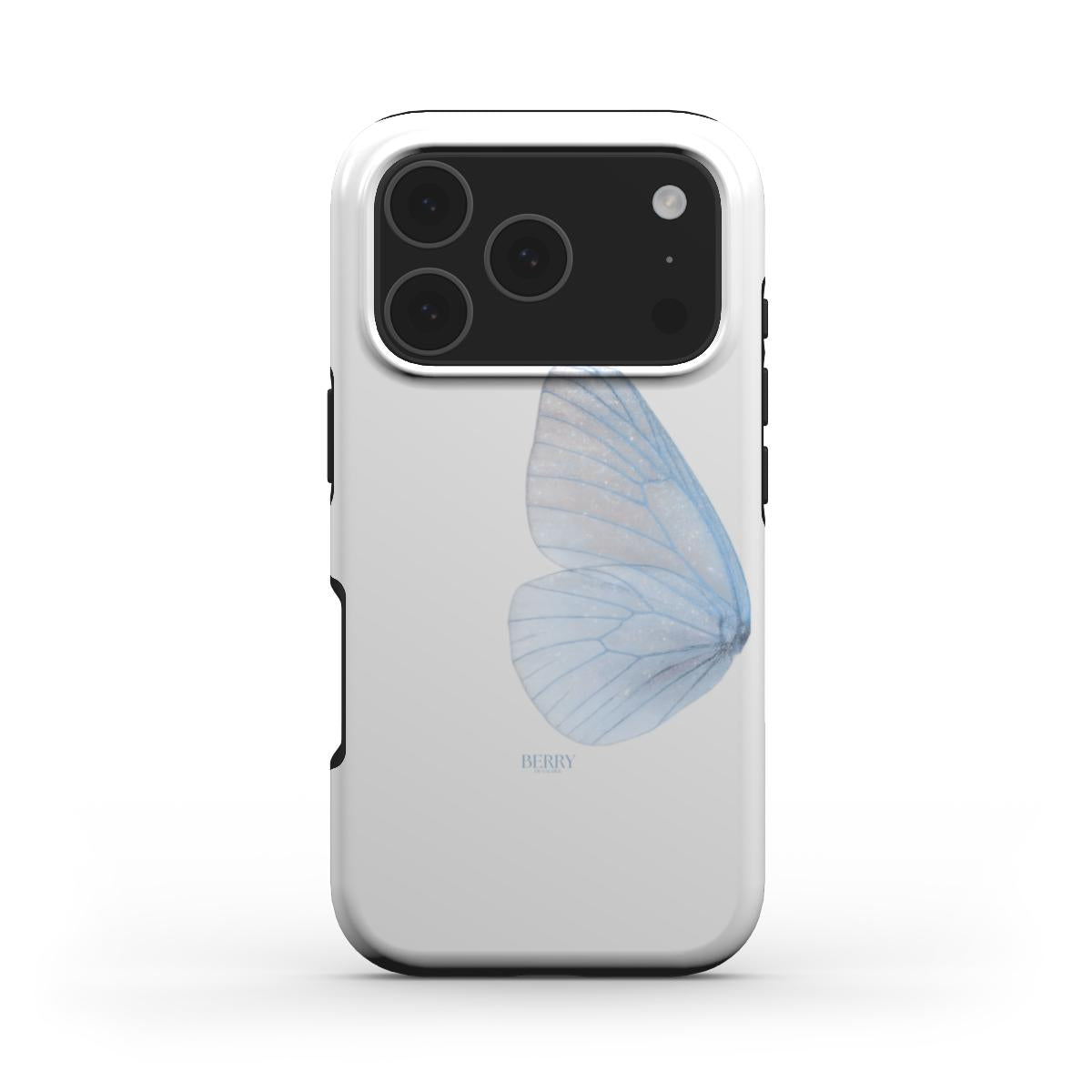 Funda para iPhone con diseño elegante color: amarillo crema – Butterfly Dreams Pacific