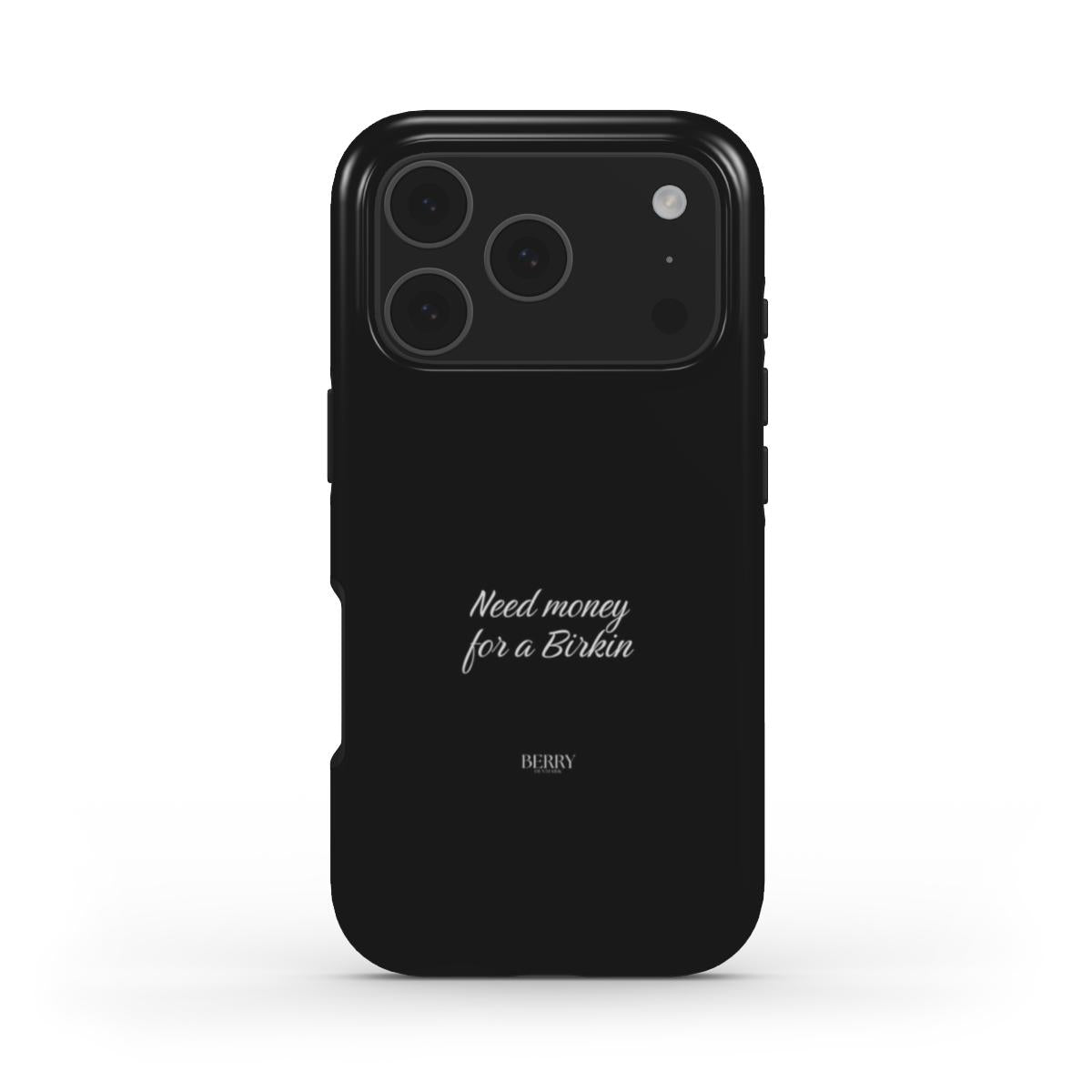iPhone case with decorative design – Need Money For A Birkin Midnight