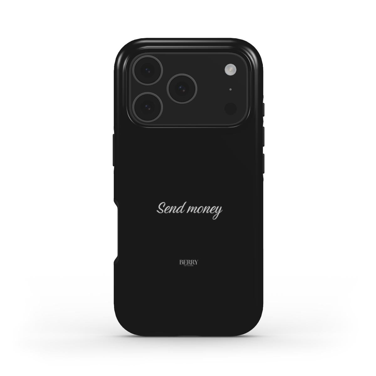 Custodia per iPhone con design decorativo – Send Money Midnight