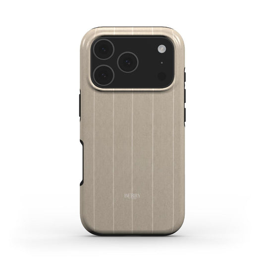 iPhone-skal med dekorativ design färg: beige – Beige suit