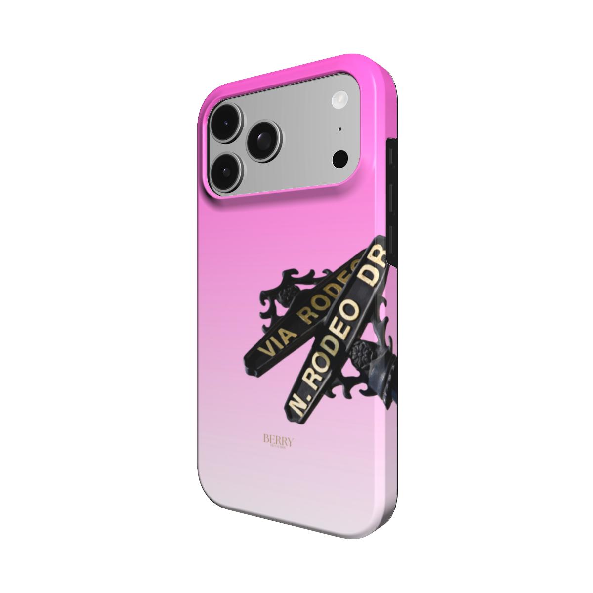 iPhone-skal med dekorativ design färg: rosa – Rodeo Drive
