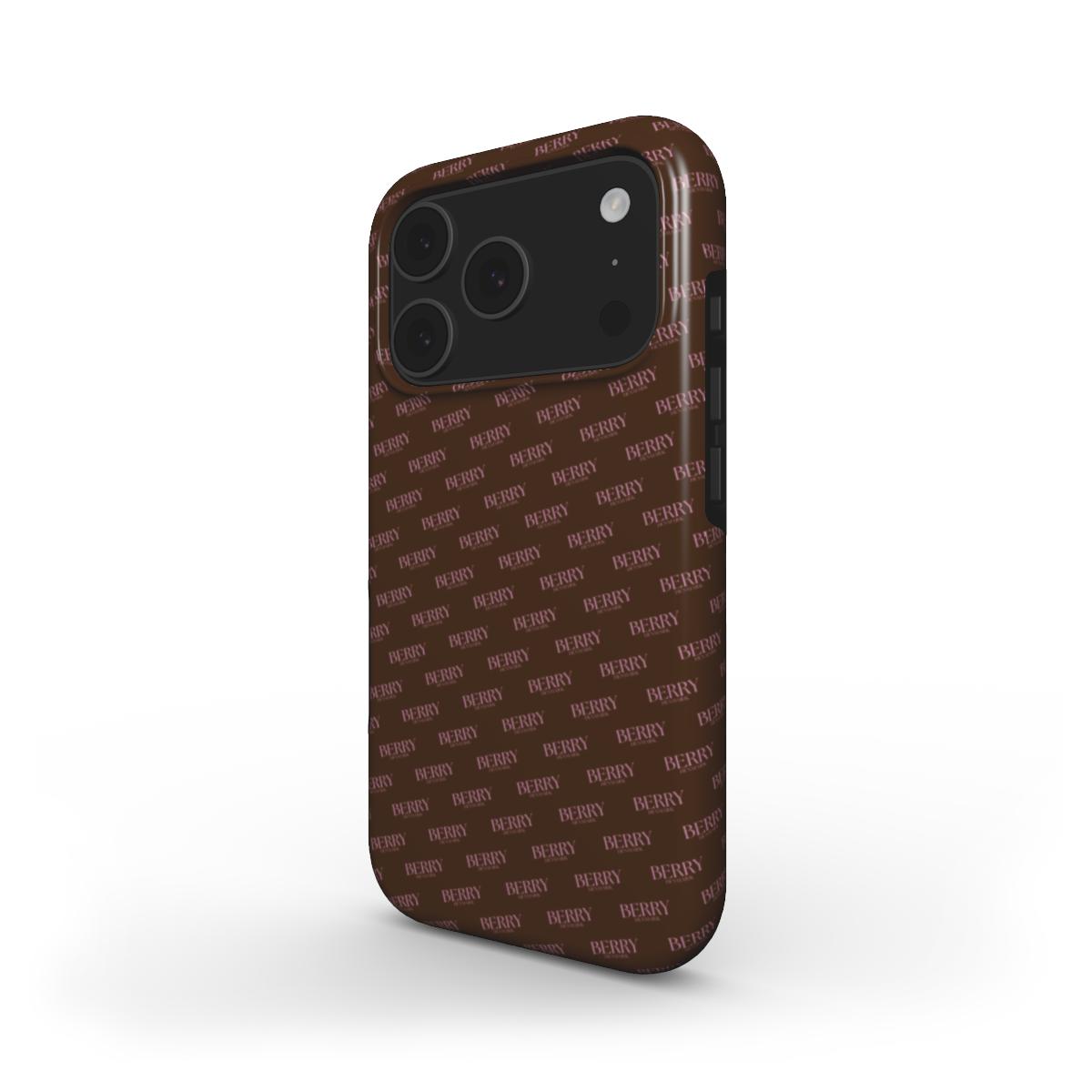 Mocha Monogram iPhone MagSafe – 洗練されたデザインのiPhoneケース