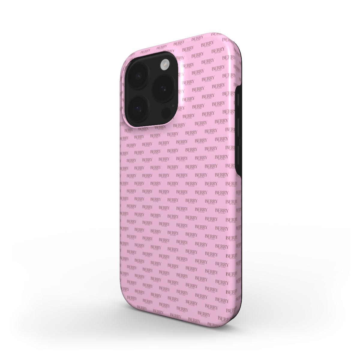 iPhone-skal med stilren design – Strawberry Monogram iPhone MagSafe