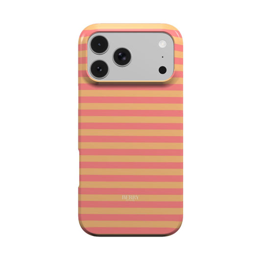 iPhone-skal med ränder färg: rosa – Peach