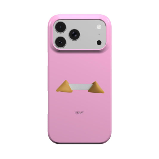 iPhone-hoesje met strak ontwerp kleur: roze – Lucky Hot