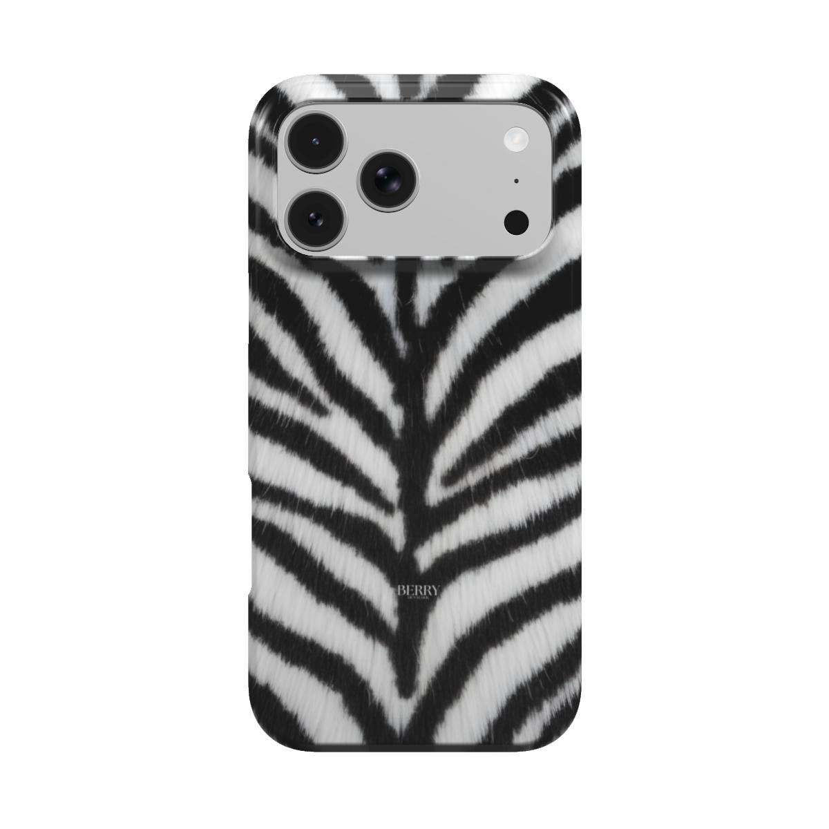 iPhone case with decorative design – Zebra Fur