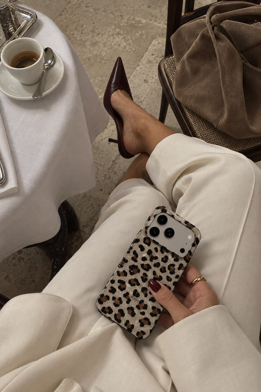 iPhone-deksel med leopardmønster – Wet Leopard