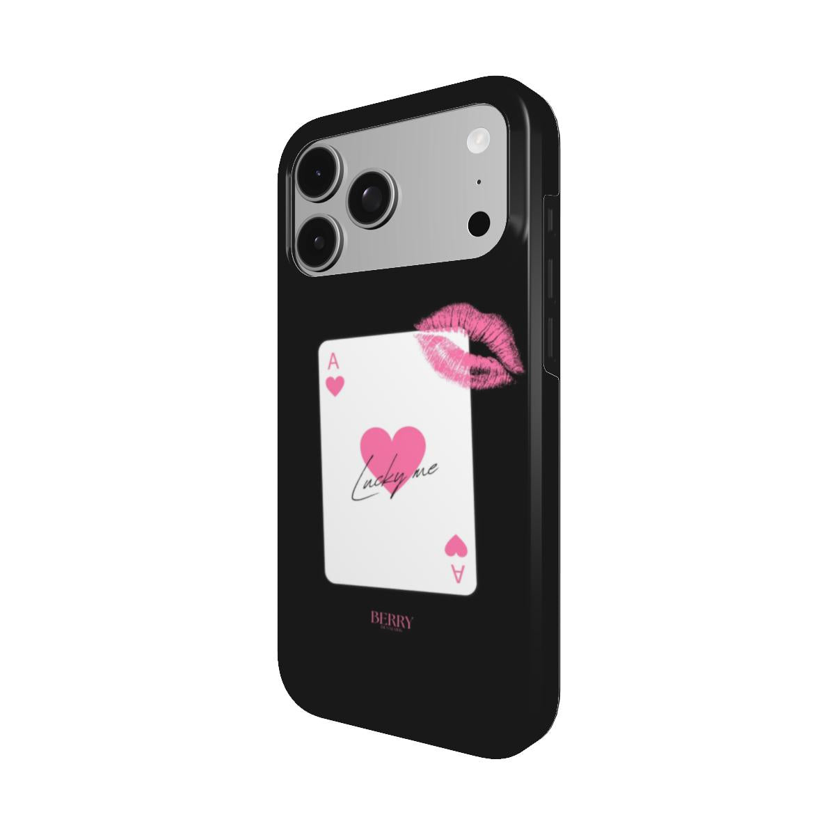 Lucky Me – 粉色装饰性设计iPhone手机壳
