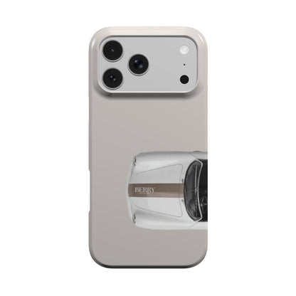 iPhone-deksel med dekorativt design – Latte Cabriolet
