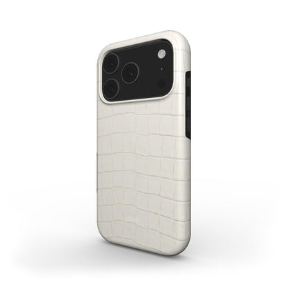 Trendy and feminine phone case with a beautiful textured pattern in stylish flerfarvet shades of brown and orange for that aesthetic and girly look.