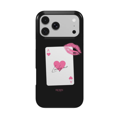 Lucky Me – 粉色装饰性设计iPhone手机壳