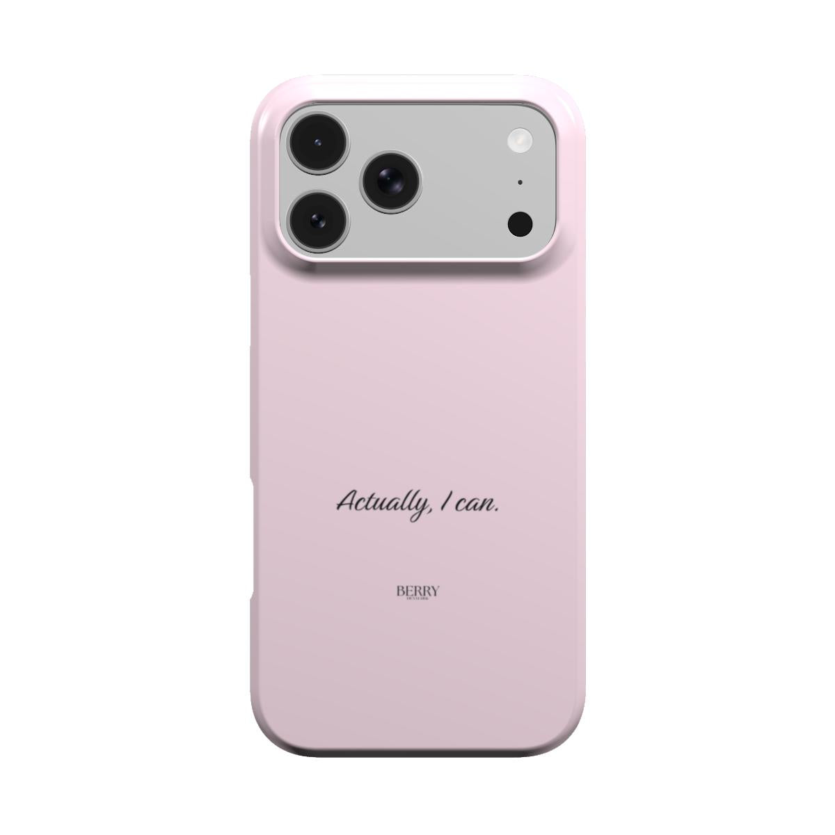 Coque pour iPhone avec motif de roses couleur : rose poudré – Actually, I Can Rose