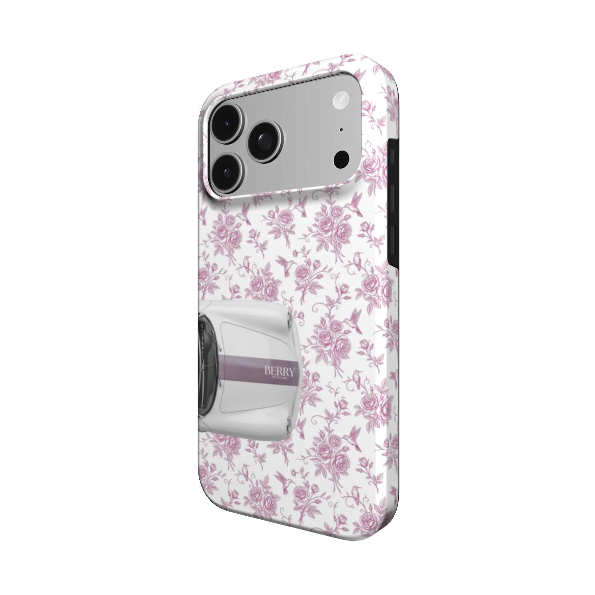 iPhone-Hülle mit Rosenmotiv Farbe: Rosé – Cabriolet dreams