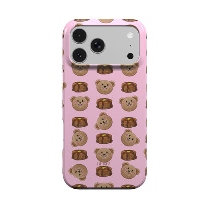 iPhone-skal med dekorativ design färg: rosa – Sweet Pancake
