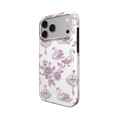 iPhone case with decorative design – Royal Swan