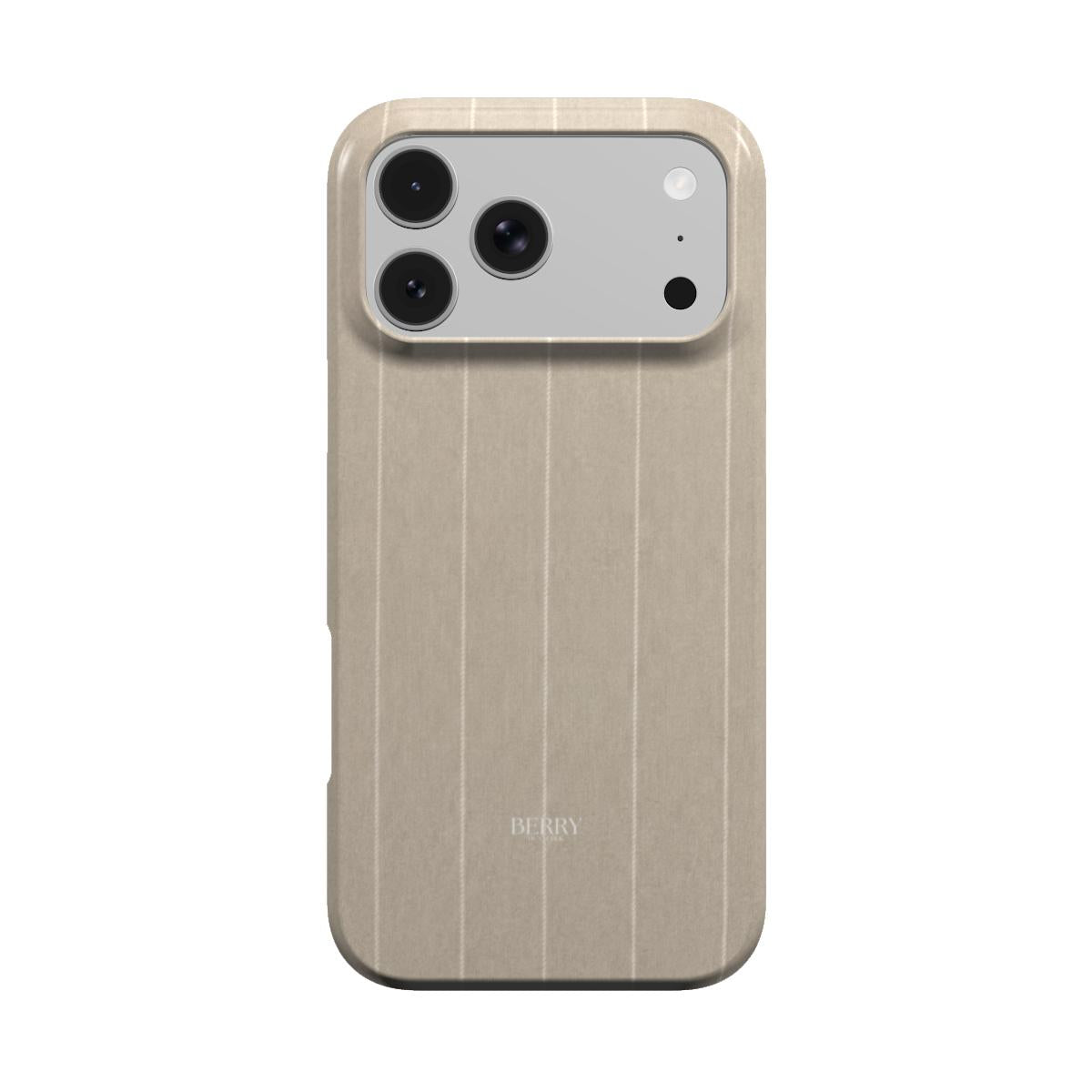 Funda para iPhone con diseño decorativo color: beige – Beige suit