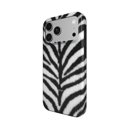 iPhone case with decorative design – Zebra Fur