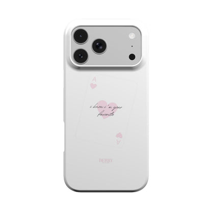 Coque pour iPhone avec design décoratif couleur : rose – I'm your favorite