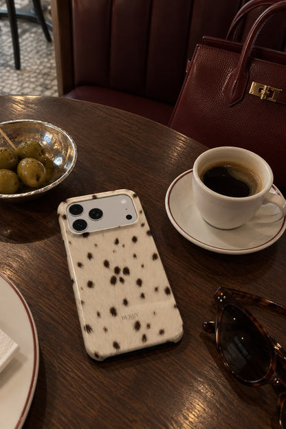 iPhone-skal med stilren design färg: brun – Soft Spot