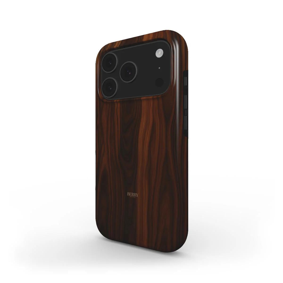 Trendy and feminine phone case featuring a smooth Brun wood pattern with a sleek, beautiful design for that stylish and popular girl aesthetic.