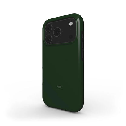 Trendy and feminine green phone case with a sleek, minimalist design blending aesthetic and practical style for a popular, beautiful look.