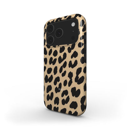 Trendy phone case featuring a stylish leopard print design, perfect for adding a feminine and popular aesthetic to any phone.