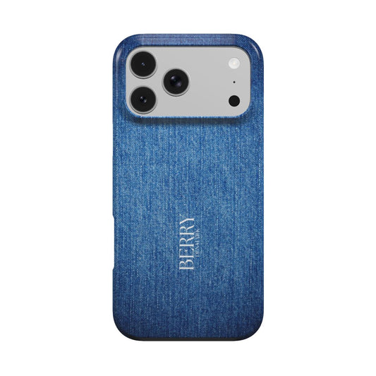 Θήκη iPhone με διακοσμητικό σχέδιο χρώμα: μπλε – Blue Jeans