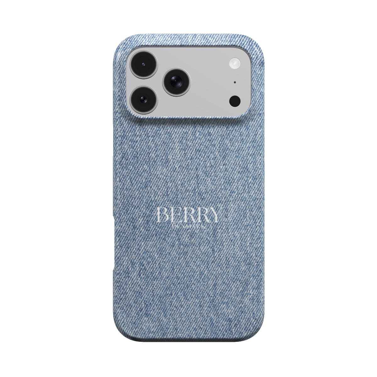 iPhone-skal med stilren design – Denim Girly