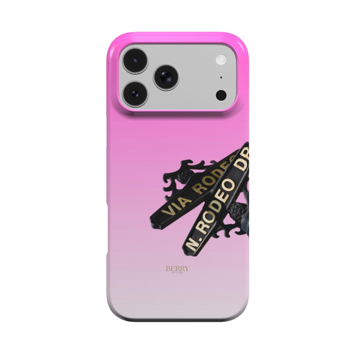 iPhone-skal med dekorativ design färg: rosa – Rodeo Drive