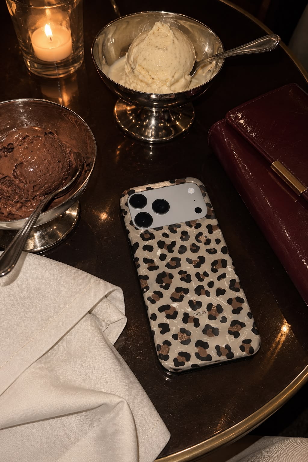 iPhone-skal med leopardmönster – Wet Leopard