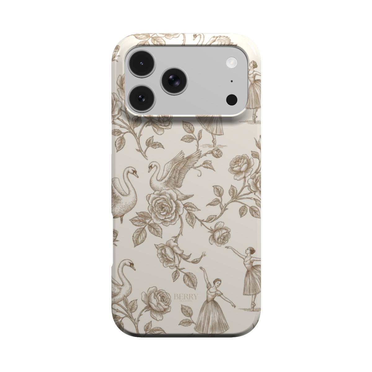 iPhone-deksel med dekorativt design farge: rød – Royal Ballerina