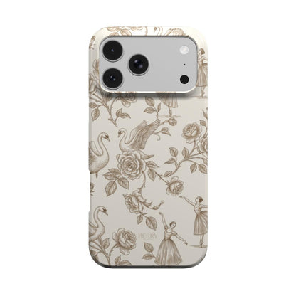 iPhone-deksel med dekorativt design farge: rød – Royal Ballerina