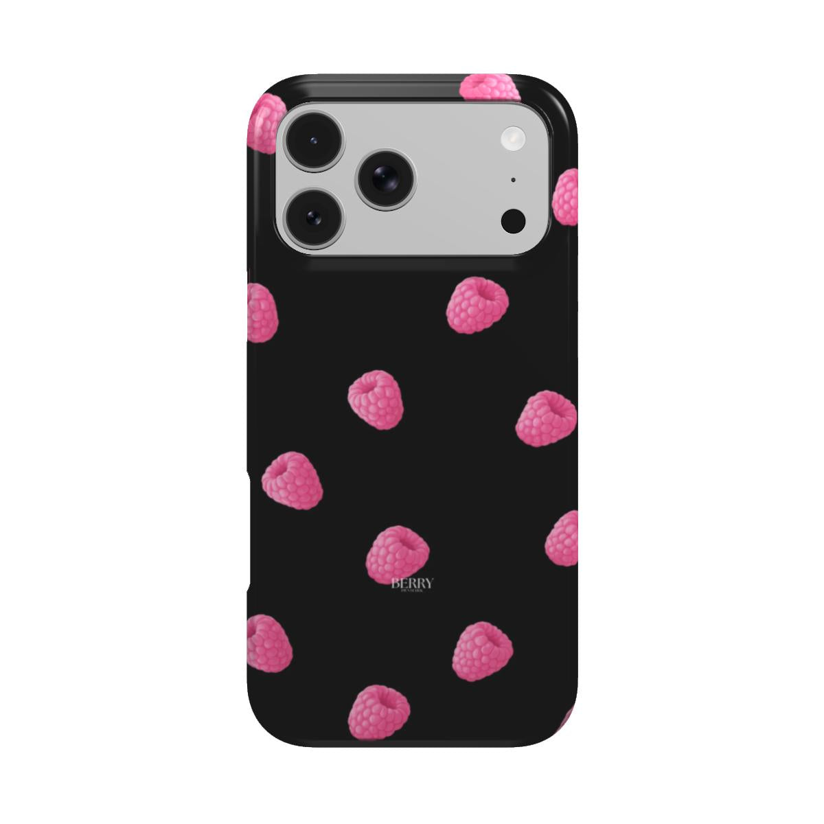 iPhone-skal med stilren design färg: rosa – Raspberry Kisses Midnight