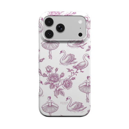 iPhone case with decorative design – Royal Swan