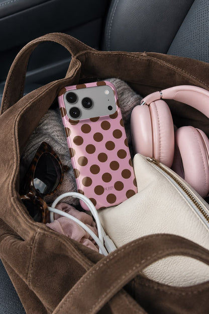 iPhone-deksel med kirsebærmotiv – Cherry Cocoa