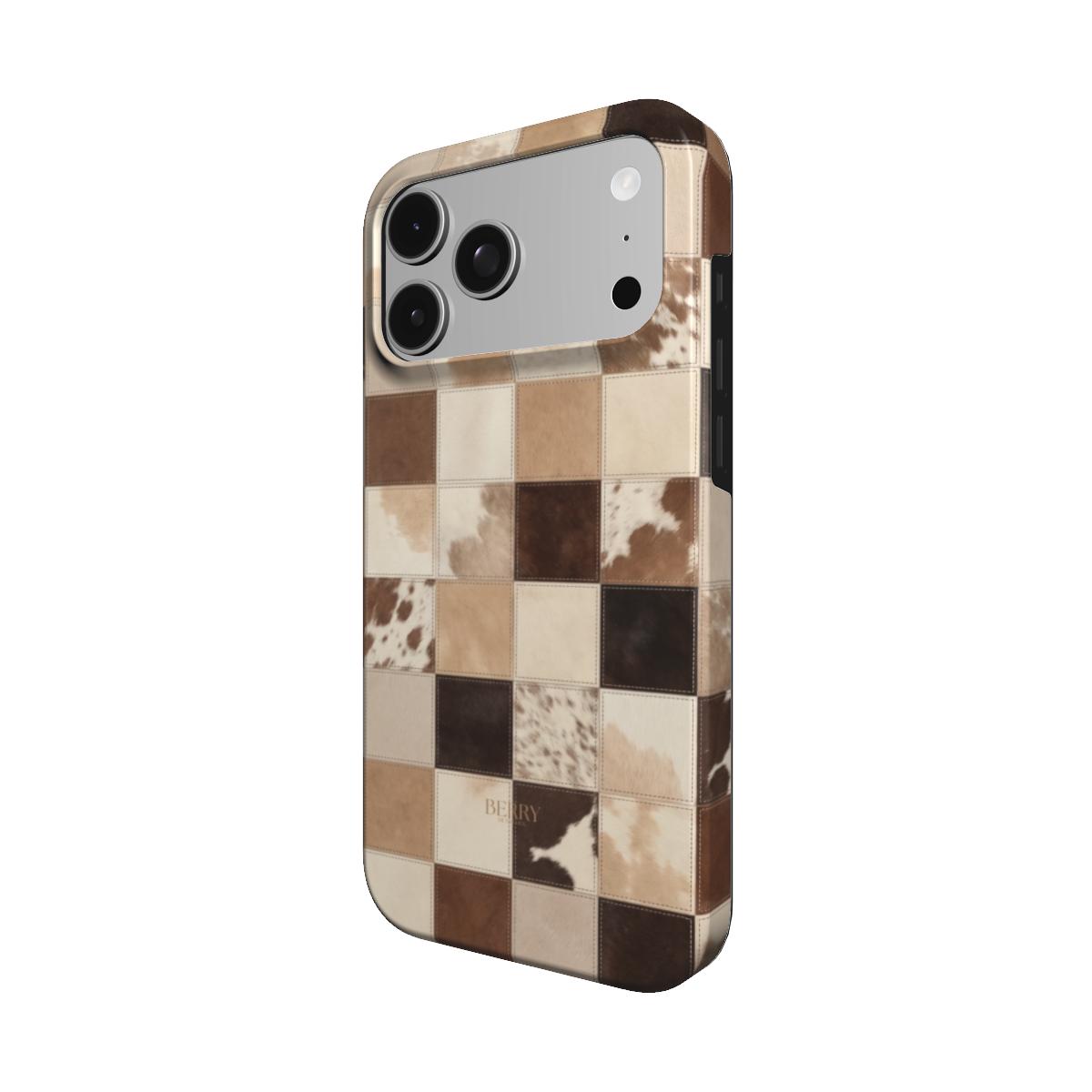 iPhone-skal med komönster färg: brun – Truffle iPhone MagSafe