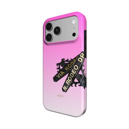 iPhone-skal med dekorativ design färg: rosa – Rodeo Drive