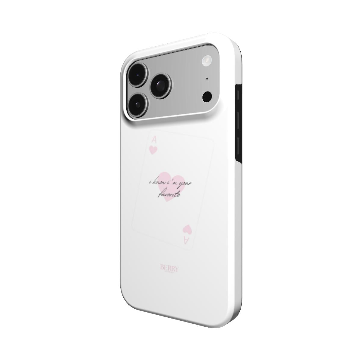 Coque pour iPhone avec design décoratif couleur : rose – I'm your favorite