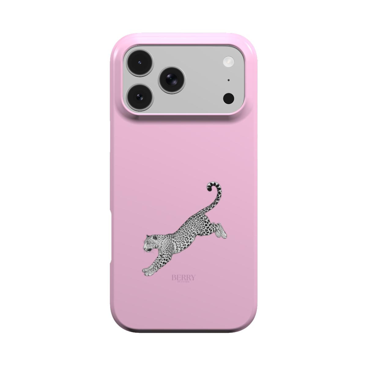 iPhone case with leopard print in pink – Wild Thing iPhone MagSafe