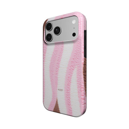 iPhone-deksel med stilrent design – Tricolore Berry