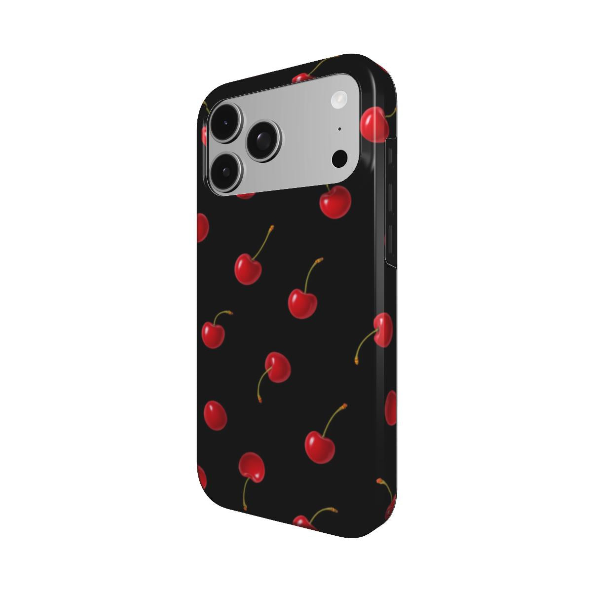 Θήκη iPhone με μοτίβο κερασιών – Cherry Kisses Midnight