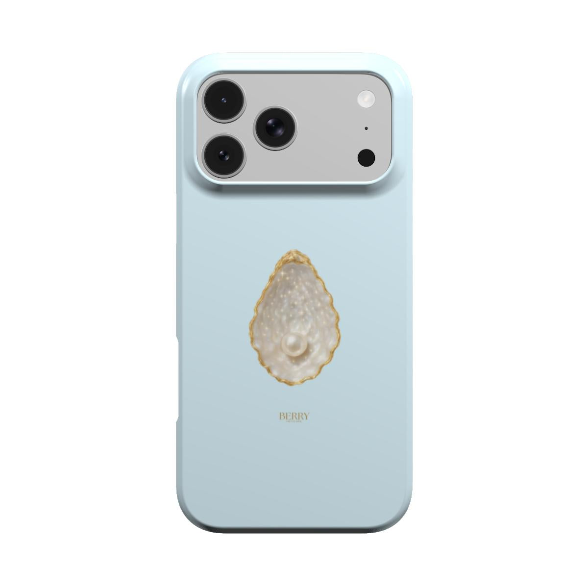 iPhone case with decorative design – Pearly Sky