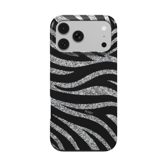 iPhone-skal med dekorativ design färg: svart – Crystal Zebra