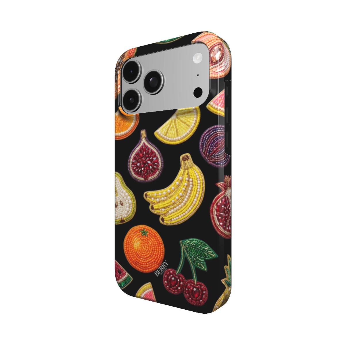 iPhone-Hülle mit dekorativem Muster – Bella Frutta