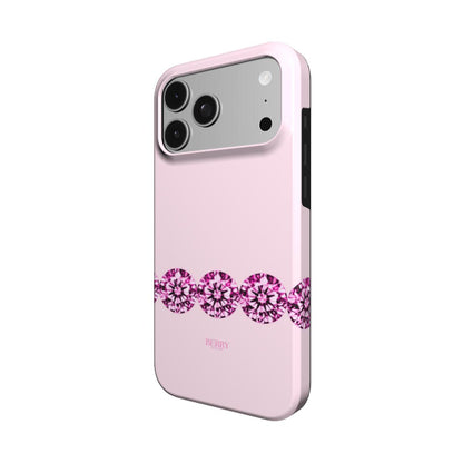 iPhone-skal med dekorativ design färg: rosa – Pink Diamond