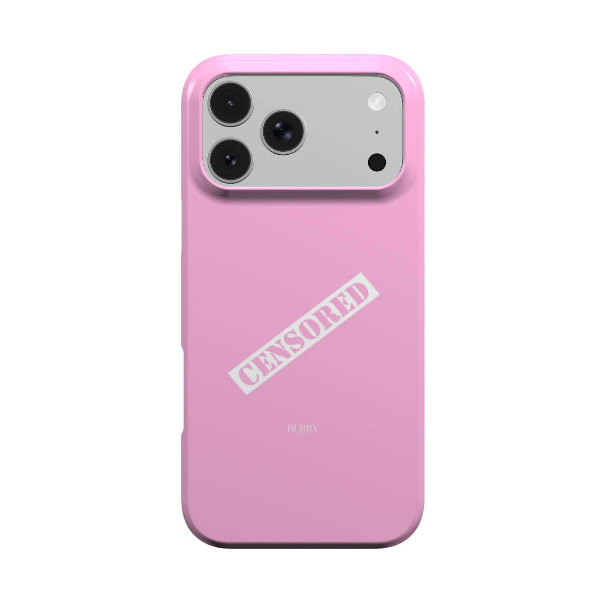 Funda para iPhone con diseño elegante color: rosa – Censored Hot