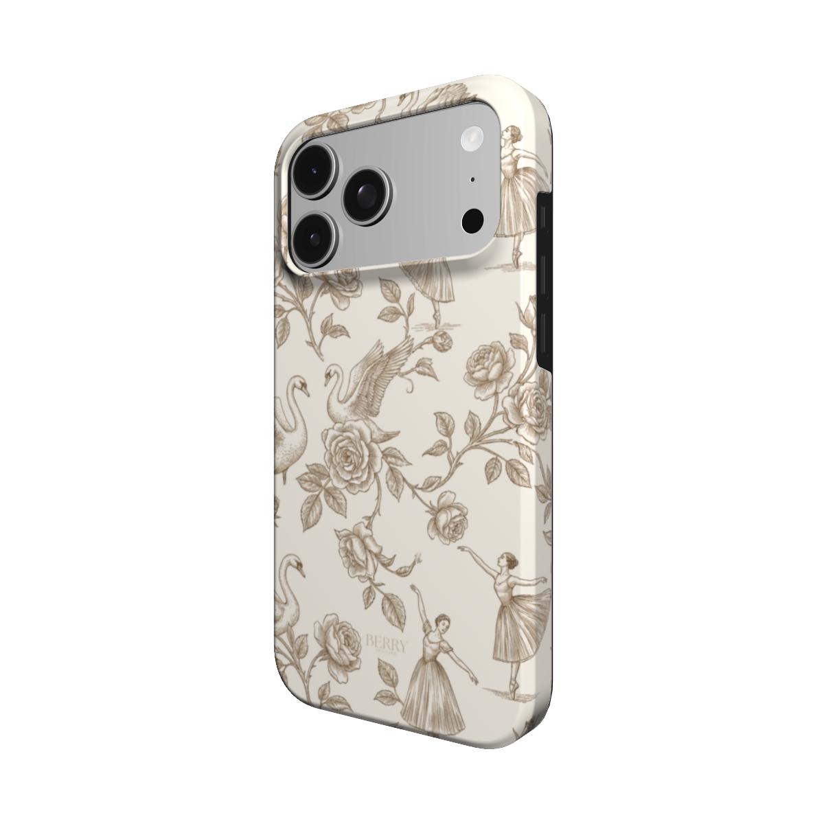 iPhone-deksel med dekorativt design – Royal Ballerina