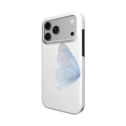 Funda para iPhone con diseño elegante color: amarillo crema – Butterfly Dreams Pacific